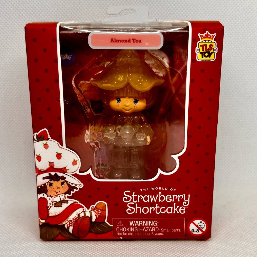 STRAWBERRY SHORTCAKE ALMOND TEA CHASE MINI FIGURE CheeBee! TLS Toy Series 2 NIB